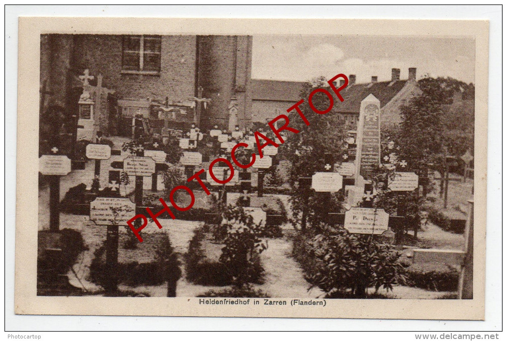 Heldenfriedhof-Cimetiere-ZARREN-Carte Allemande-Guerre-14-18-1WK-BELGIQUE-BELGIEN-Flandern- - Kortemark