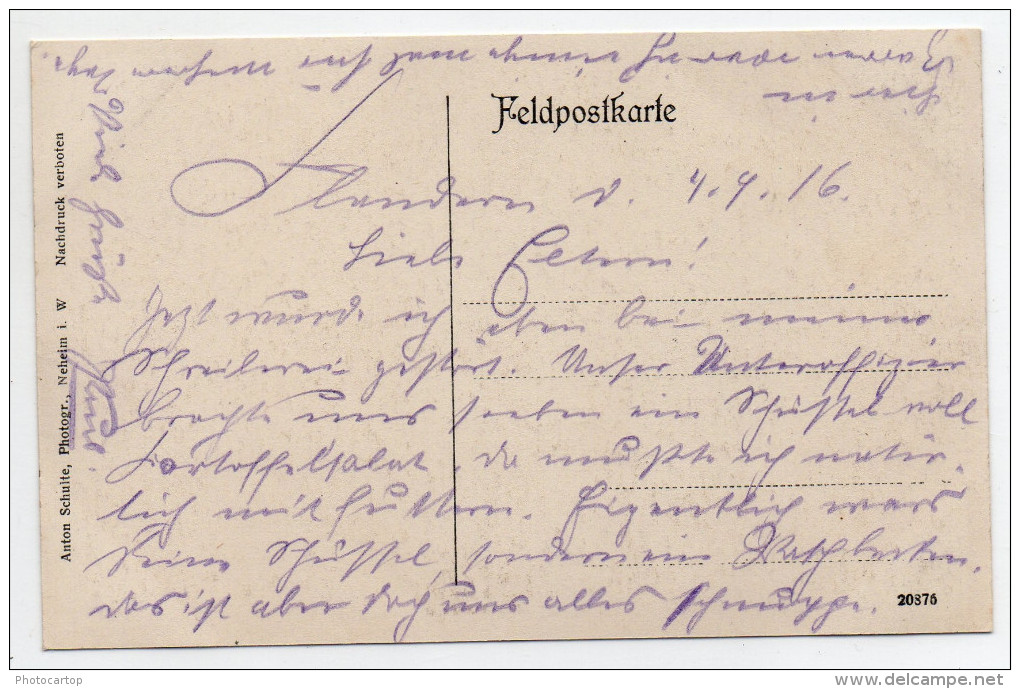 Heldenfriedhof-Cimetiere-ZARREN-Carte Allemande-Guerre-14-18-1WK-BELGIQUE-BELGIEN-Flandern- - Kortemark