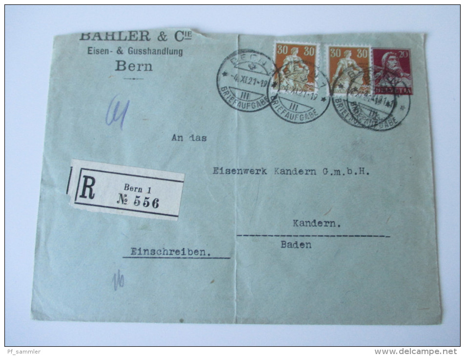 Privatganzsache R-Brief Postüberwachungsstelle Freiburg I.B. Geöffnet Auf Grund Der Verordnung Vom 15. Nov. 1918 - Briefe U. Dokumente