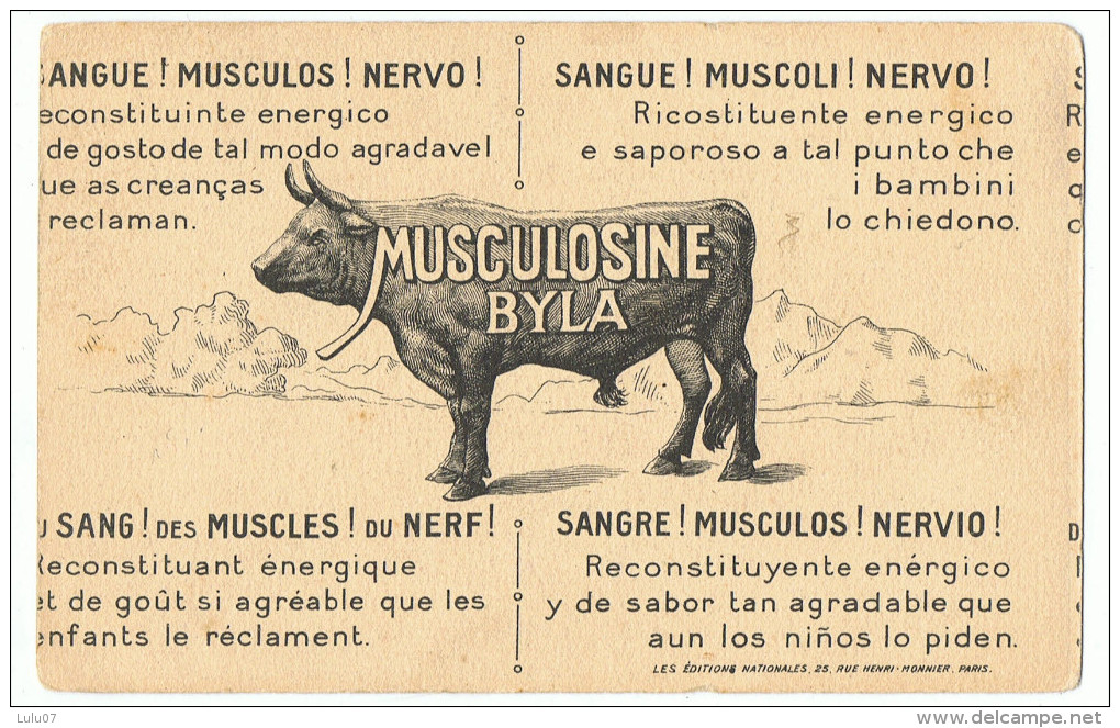 Publicité   BYLA      Sang De Taureaux - Bull