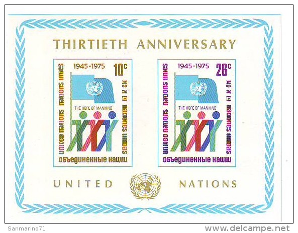 UNITED NATIONS New York 283-284,unused - Neufs