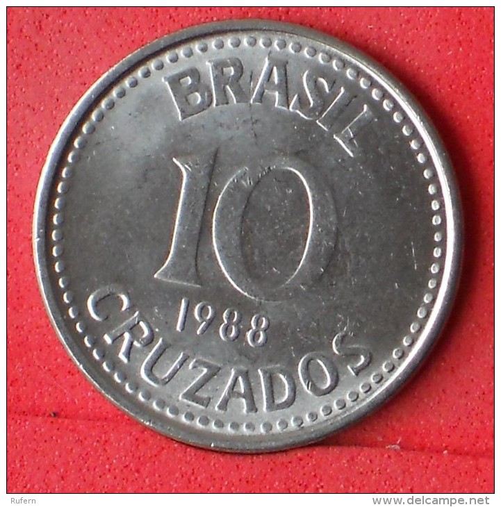 BRAZIL  10  CRUZADOS  1988   KM# 607  -    (Nº07132) - Brésil