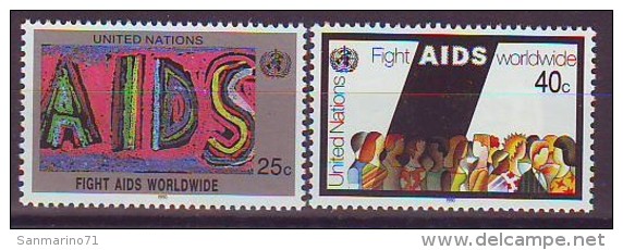 UNITED NATIONS New York 598-599,unused - Unused Stamps