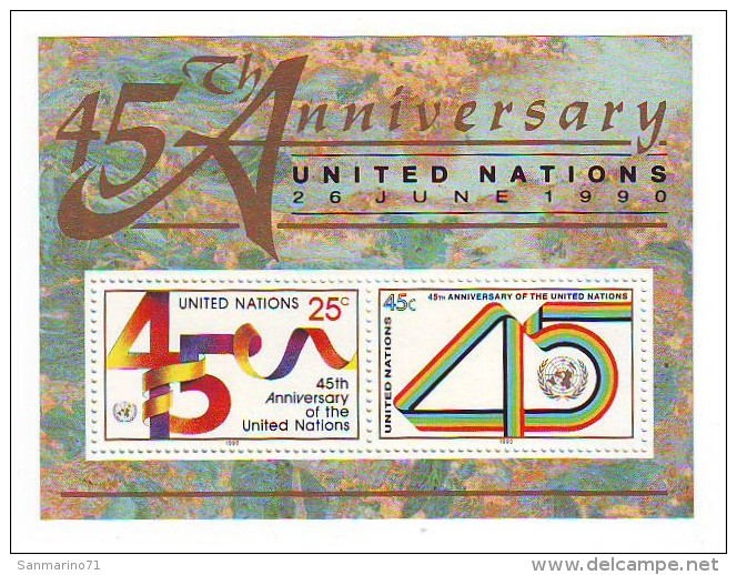 UNITED NATIONS New York 602-603,unused - Unused Stamps