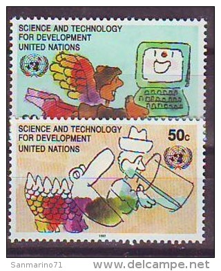 UNITED NATIONS New York 635-636,unused - Unused Stamps