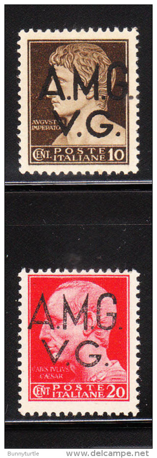 Italy 1945 Overprinted 2v MNH - Neufs