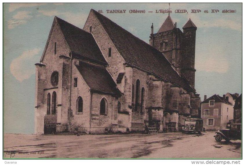 58 TANNAY - L'église - Tannay