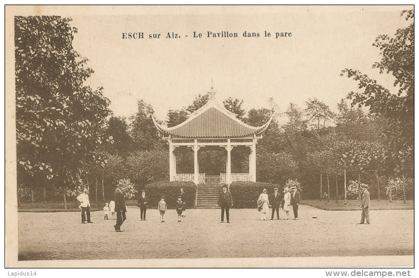 S S L 447 / C P A  - LUXEMBOURG  -ESCH S/ ALZETTE -  LE PAVILLON DANS LE PARC - Esch-sur-Alzette