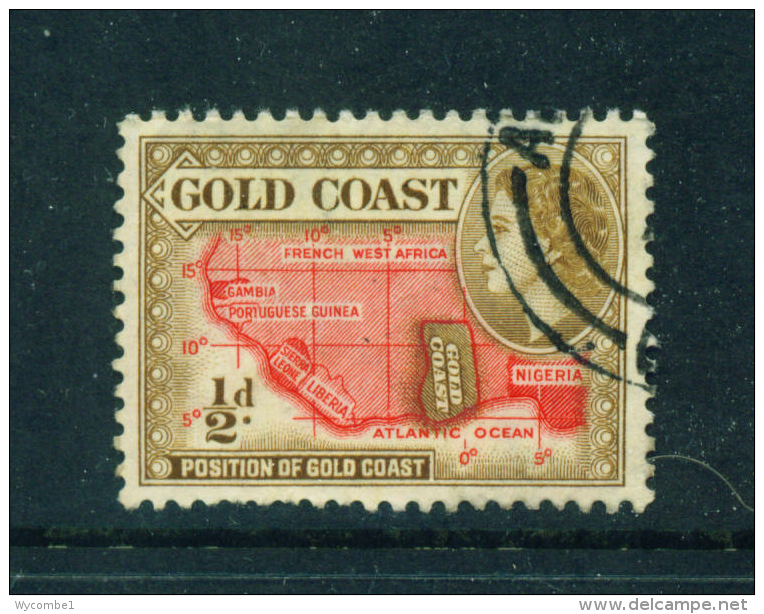 GOLD COAST  -  1952  Definitives  1/2d  Used As Scan - Costa De Oro (...-1957)