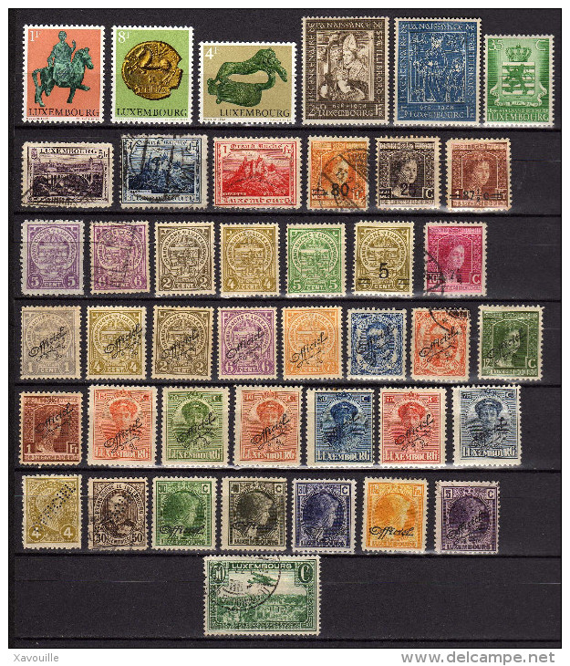 Luxembourg - Collection De 86 Timbres Classiques (2 Scans à Voir) - Sammlungen