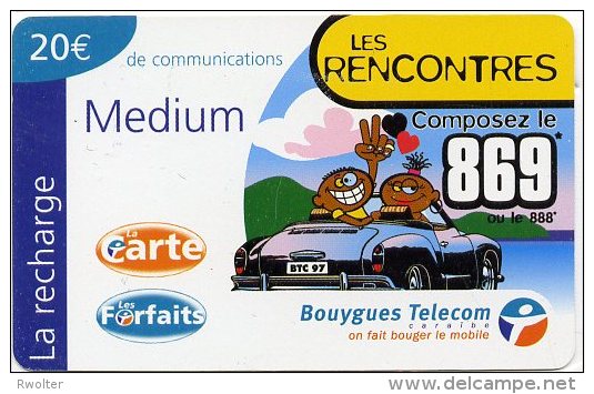 @+ Recharges Bouygues Telecom Caraïbes - DOM - Les Rencontres (20€) - Antilles (Françaises)