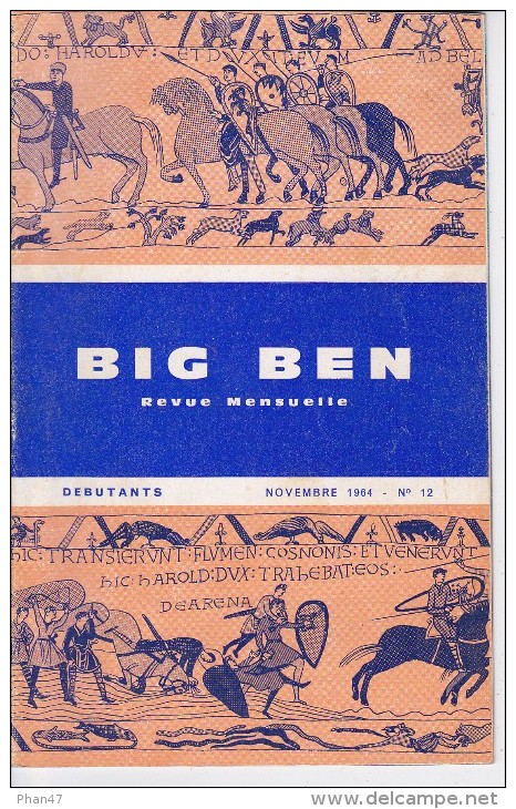BIG BEN N° 12, Novembre 1964, DEBUTANTS, Revue Mensuelle POUR APPRENDRE L´ANGLAIS, Publication Claude PICHON - 6-12 Ans