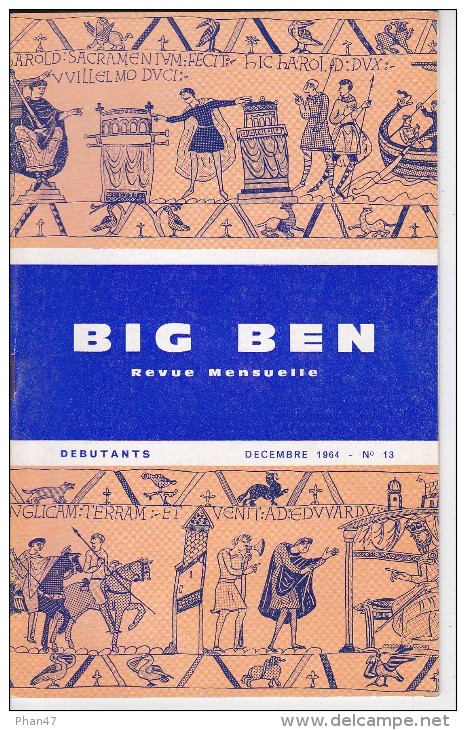 BIG BEN N° 13, Décembre 1964, DEBUTANTS, Revue Mensuelle POUR APPRENDRE L´ANGLAIS, Publication Claude PICHON - 6-12 Ans