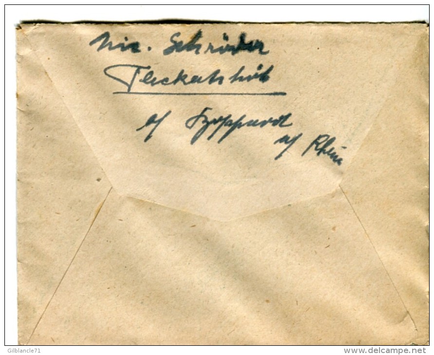 14 18-courrier De HALSENBACH Allemagne Pour P G Allemand Au Dépôt De Saint-Aubin-Epinay 76-Cachet - 1914-18