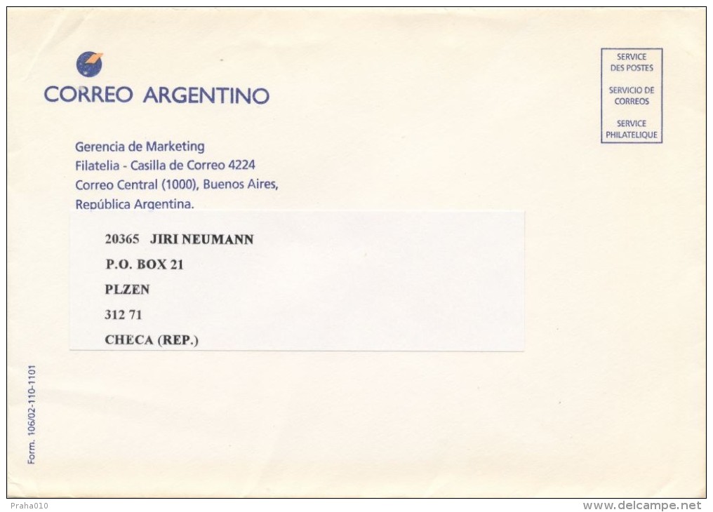 I4091 - Argentina (199x) - Storia Postale