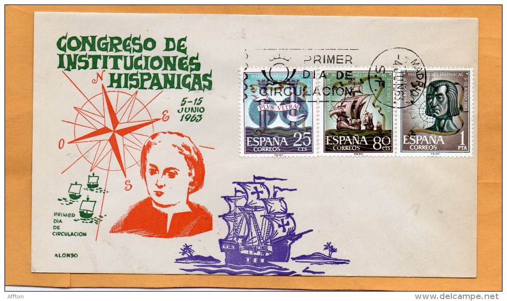 Spain 1963 FDC - FDC