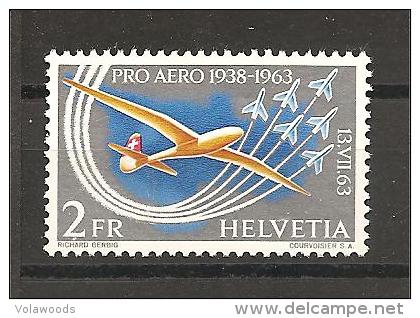 Svizzera - Serie Completa Nuova: Cinquantenario Della Traversata Aerea Delle Alpi - 1963 *G - Unused Stamps