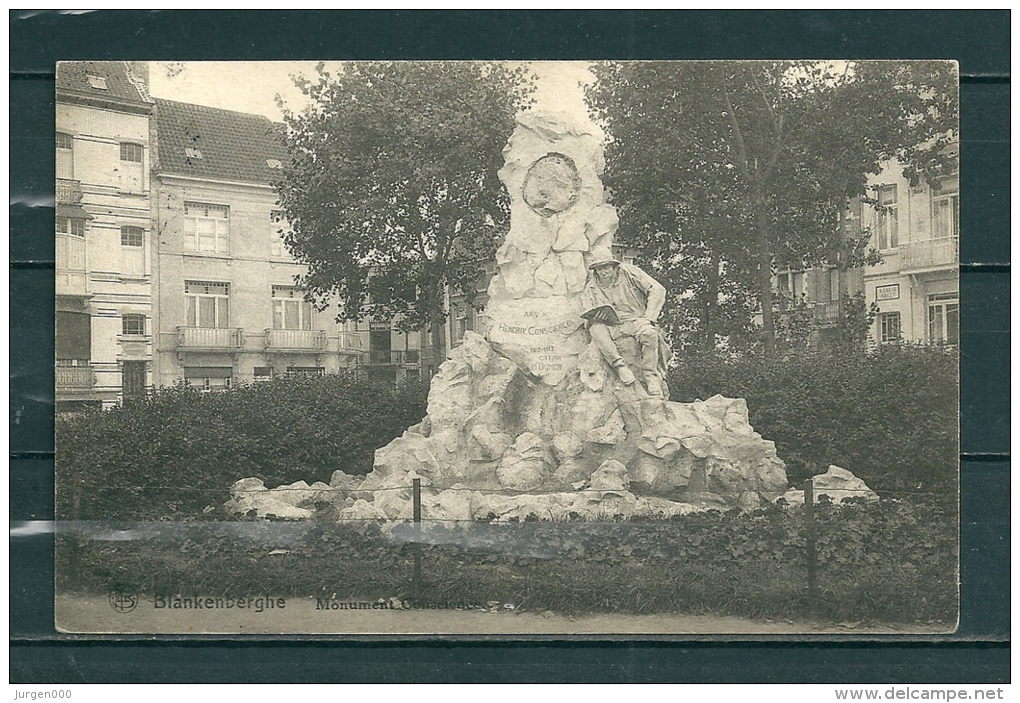 BLAKENBERGE: Gelopen Postkaart 1921 (GA12600) - Blankenberge