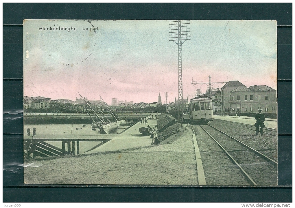 BLAKENBERGE: Le Port,  Gelopen Postkaart 1913 (GA12673) - Blankenberge