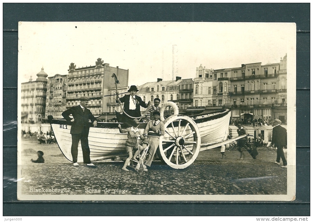 BLAKENBERGE: Scene De Plage,  Gelopen Postkaart 1934 (GA12685) - Blankenberge