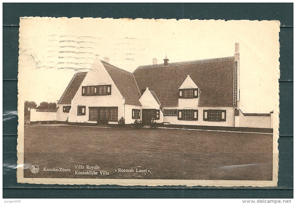 KNOKKE: Villa Royale,  Gelopen Postkaart 1938 (GA12944) - Knokke