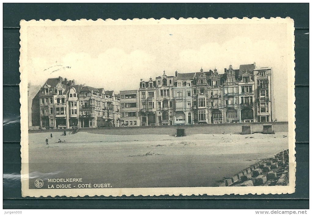 MIDDELKERKE: Le Digue, Gelopen Postkaart  (GA13002) - Middelkerke