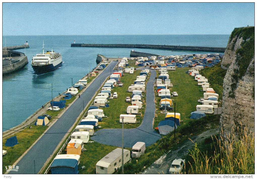 CPSM - DIEPPE - LE CAMPING - FERRY - LE VILLANDRY - Coul - Ann 60 - - Dieppe