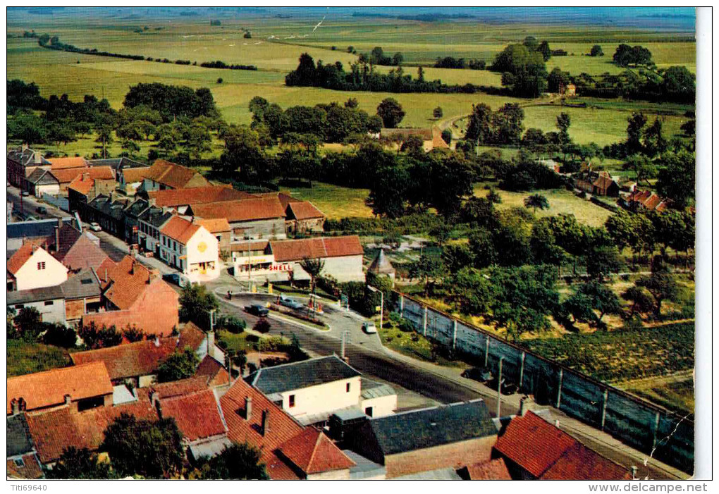 CPSM ST RIQUIER (80): Vue Aérienne - Saint Riquier