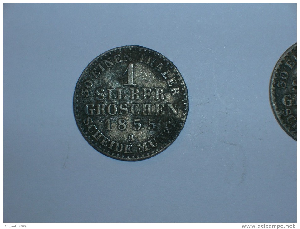 Prusia 1 Silver Groschen 1855 A (758) - Monedas Pequeñas & Otras Subdivisiones