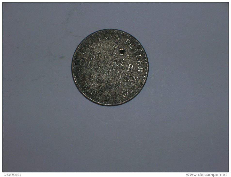 Prusia 1 Silver Groschen 1858 A (762) - Petites Monnaies & Autres Subdivisions