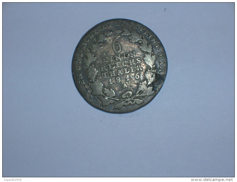 Prusia 1/6 Thaler 1816 A (764) - Monedas Pequeñas & Otras Subdivisiones