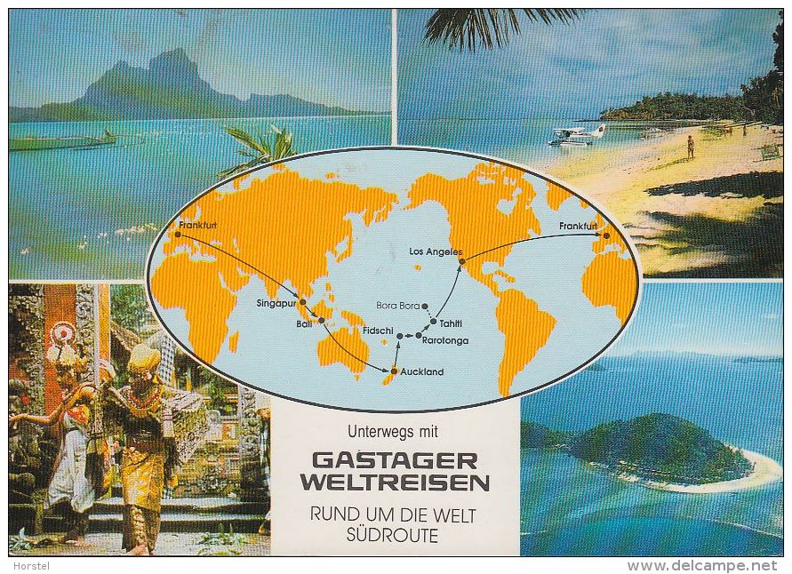 Fidschi  - Gastager Weltreisen - MAP - Nice Stamp - Fidschi