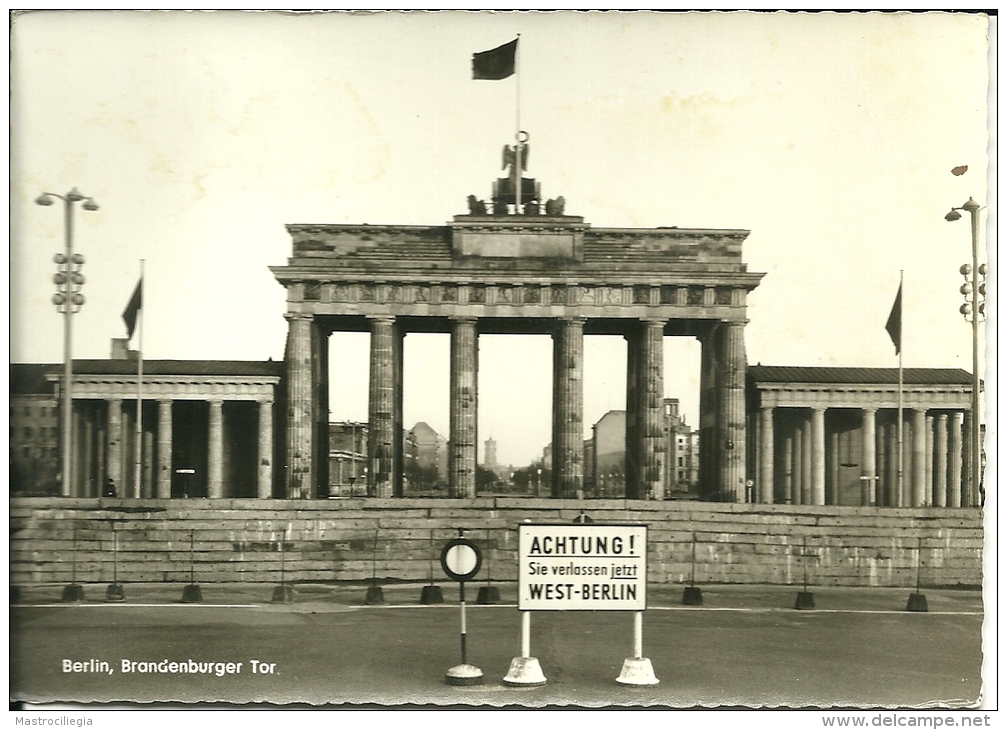 GERMANIA  BERLIN  Brandenburger Tor - Porta Di Brandeburgo