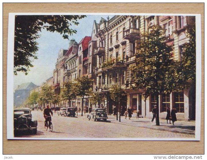 Bromberg /Bydgoszcz 1943 Year / Gdanska Street / Car /  Reproduction - Westpreussen