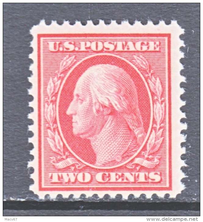 US 375  Perf. 12  **  Single Line Wmk.  1910-11 Issue - Unused Stamps
