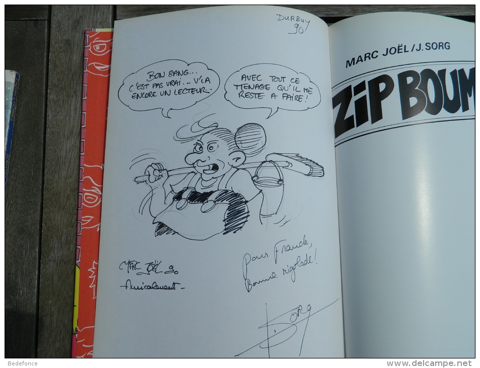 Zip Boum Taf - De Marc Joël Et J. Sorg - + Dédicace ! - Dédicaces