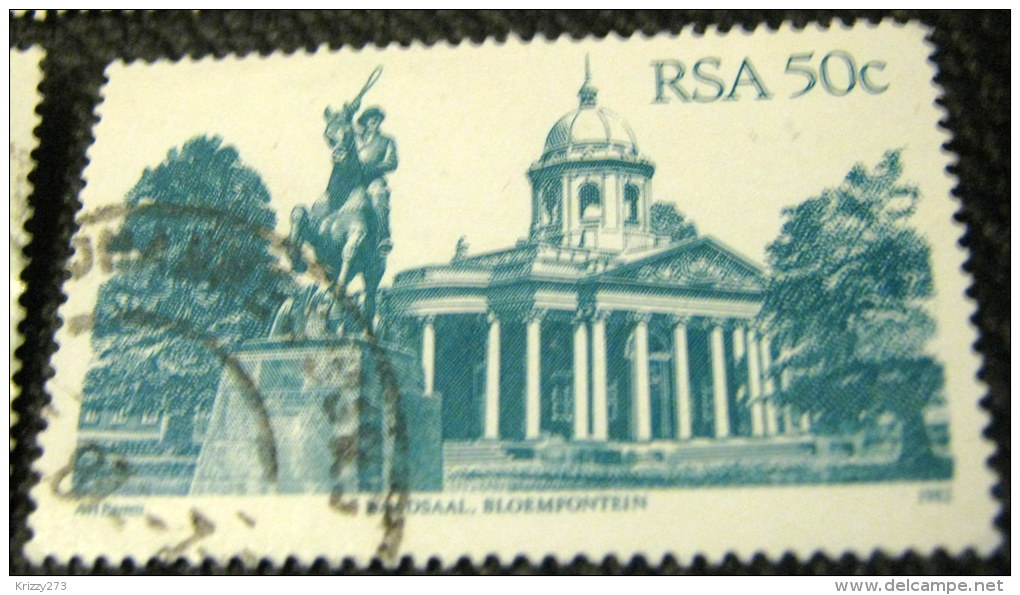 South Africa 1982 Raadsaal Bloemfontein 50c - Used - Gebraucht