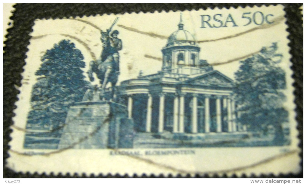 South Africa 1982 Raadsaal Bloemfontein 50c - Used - Gebraucht