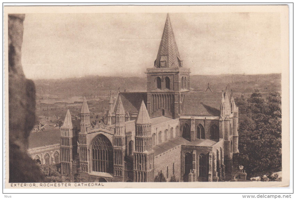 England Great Britain UK United Kingdom, Rochester Cathedral Exterior - Rochester