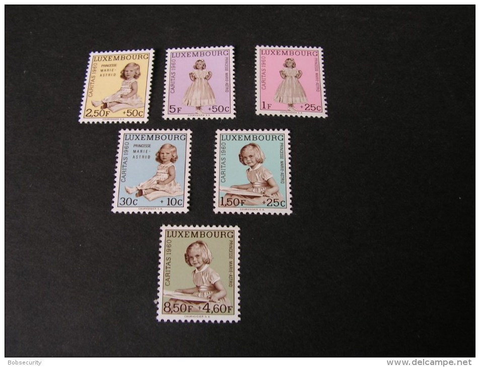 == Luxemburg Charitas 1960  631-638  ** MNH  €  15,00 - Ungebraucht