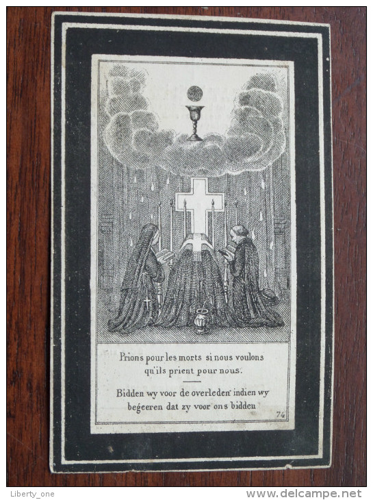 PETRUS WELLENS Geboren KONINGS-HOYCKT Overleden 7 April 1867 Op 29 Jaren, 2 Maanden En 10 Dagen ( DP ) ! - Religion & Esotericism