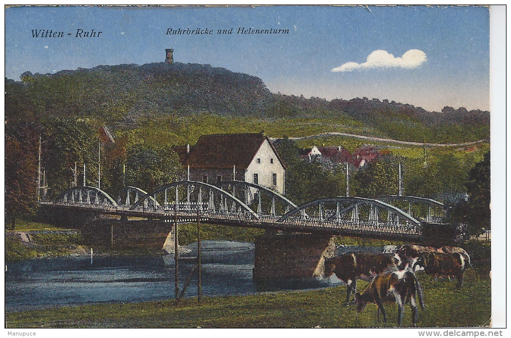 Witten Ruhr  Ruhrbrucke Und Helenenturm - Witten