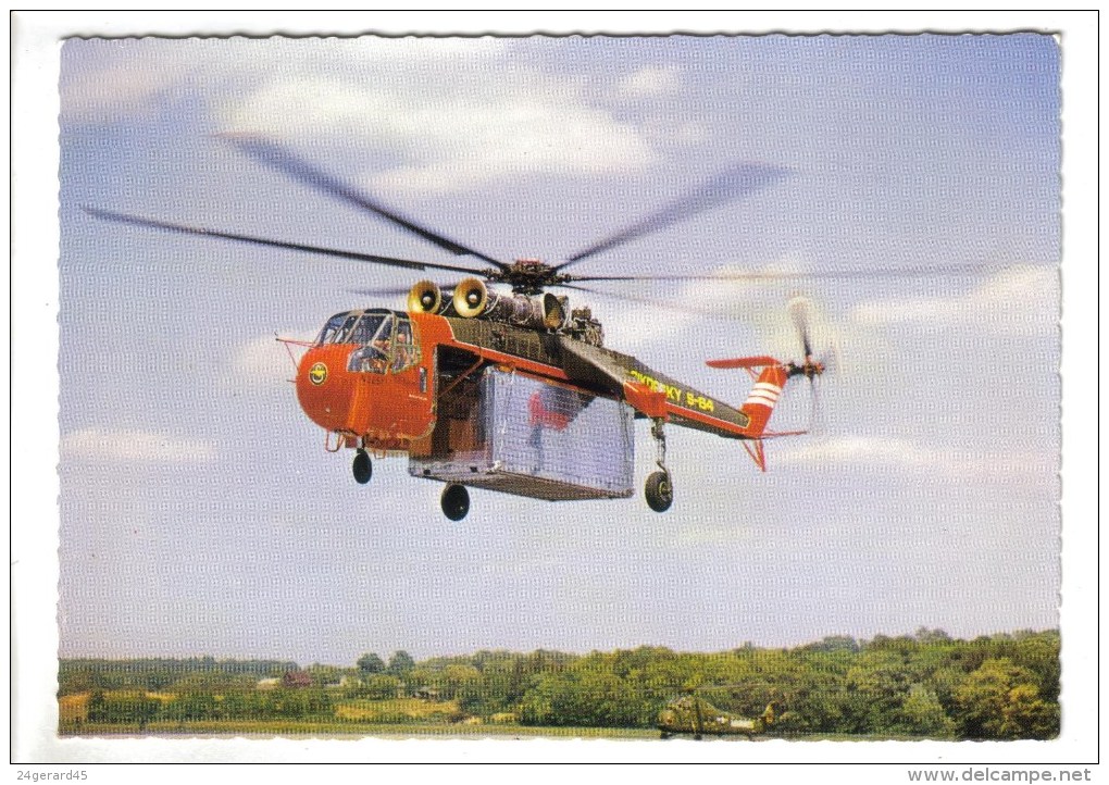 CPSM TRANSPORT AVIATION HELICOPTERE - Le SIKORSKY S-64 - 1946-....: Moderne