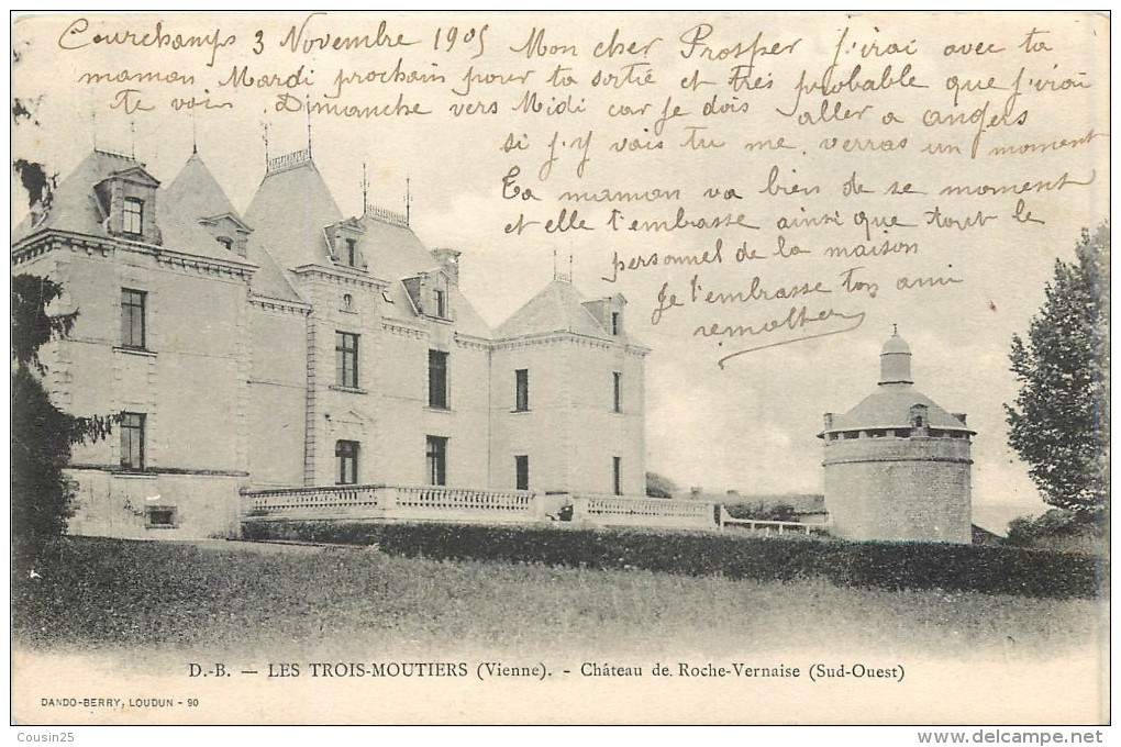 86 LES TROIS MOUTIERS - Château De Roche-Vernaise - Les Trois Moutiers
