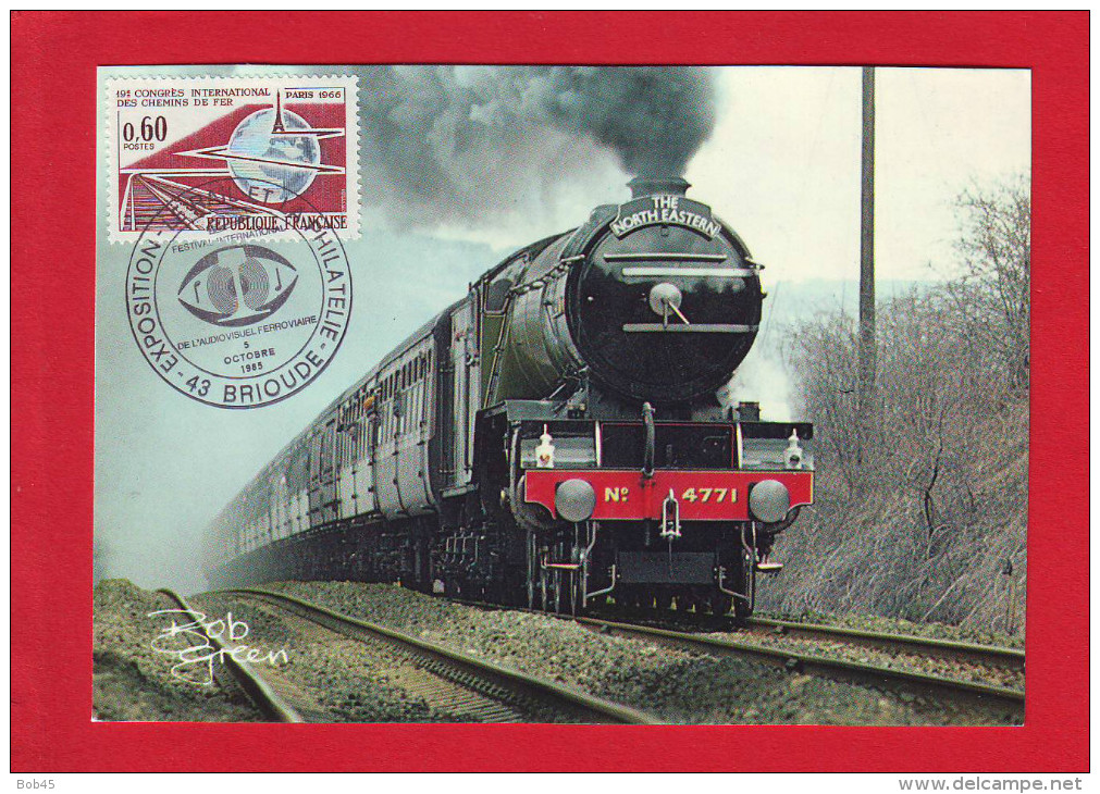 6509 - CARTE POSTALE TRAIN RAIL CHEMIN DE FER CHEMINOT LOCOMOTIVE - Other & Unclassified