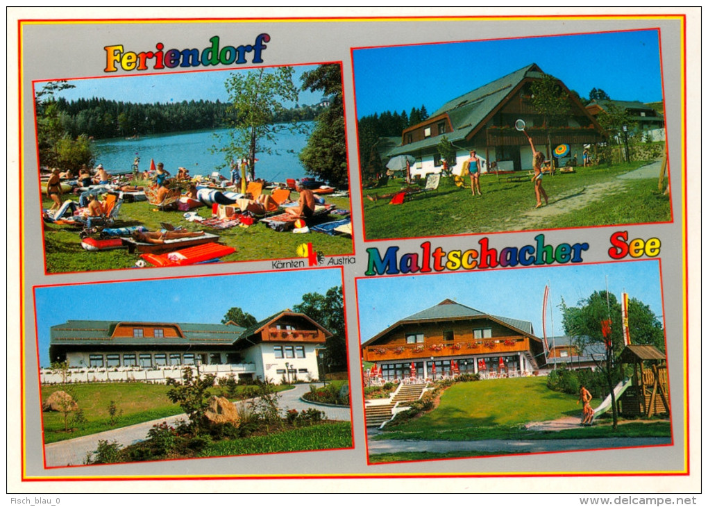 4) AK 9560 Feldkirchen In Kärnten Feriendorf Am Maltschacher See Sozialtourismus Österreich Austria Autriche Carinthia - Feldkirchen In Kärnten