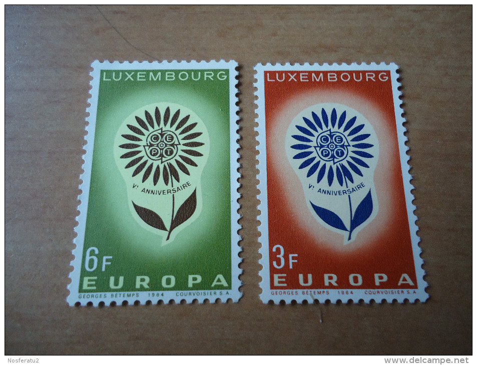 Luxemburg:  MiNr 697-698 Europa 1964 - Other & Unclassified