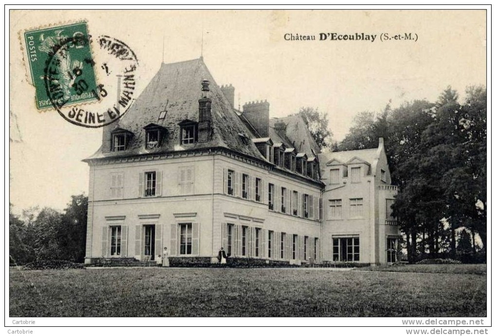 77 - FONTENAY-TRÉSIGNY - Château D'Écoublay - Animée - Fontenay Tresigny