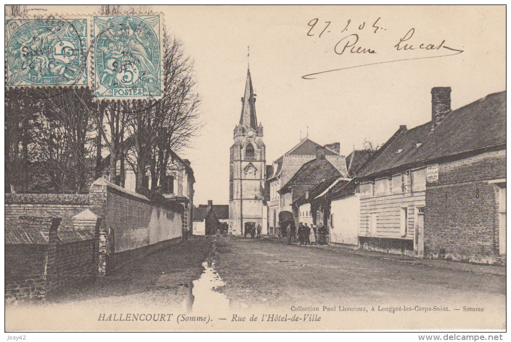 80  HALLENCOURT  RUE DE L'HOTEL DE VILLE - Saint Ouen