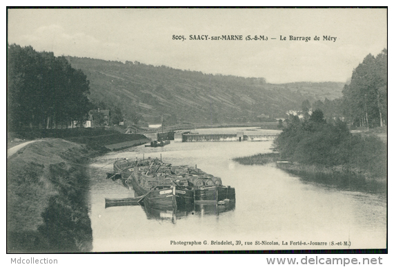 77 MERY SUR MARNE / Le Barrage De Méry / - Autres & Non Classés